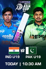 Upcoming - India vs Pakistan - DP World Men's U19 Asia Cup 2025