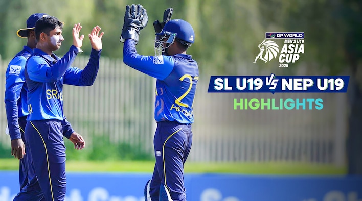 Sri Lanka U19 vs Nepal U19 - Highlights - 13 Dec 2025 from DP World Men's U19 Asia Cup 2025 