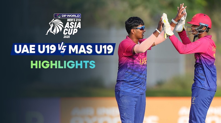  UAE U19 vs Malaysia U19 - Highlights - 14 Dec 2025 from DP World Men's U19 Asia Cup 2025 