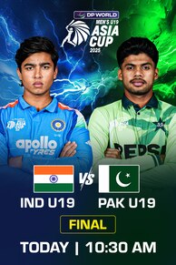 Upcoming - India vs Pakistan - DP World Men's U19 Asia Cup 2025
