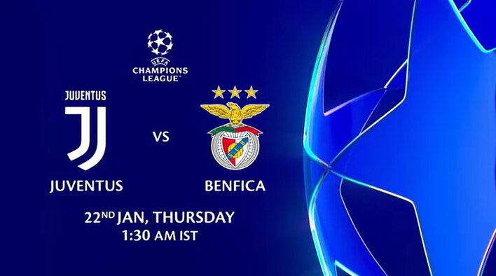 Upcoming - Juventus vs Benfica - UEFA Champions League 2025-26