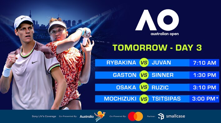 Upcoming - Australian Open 2026