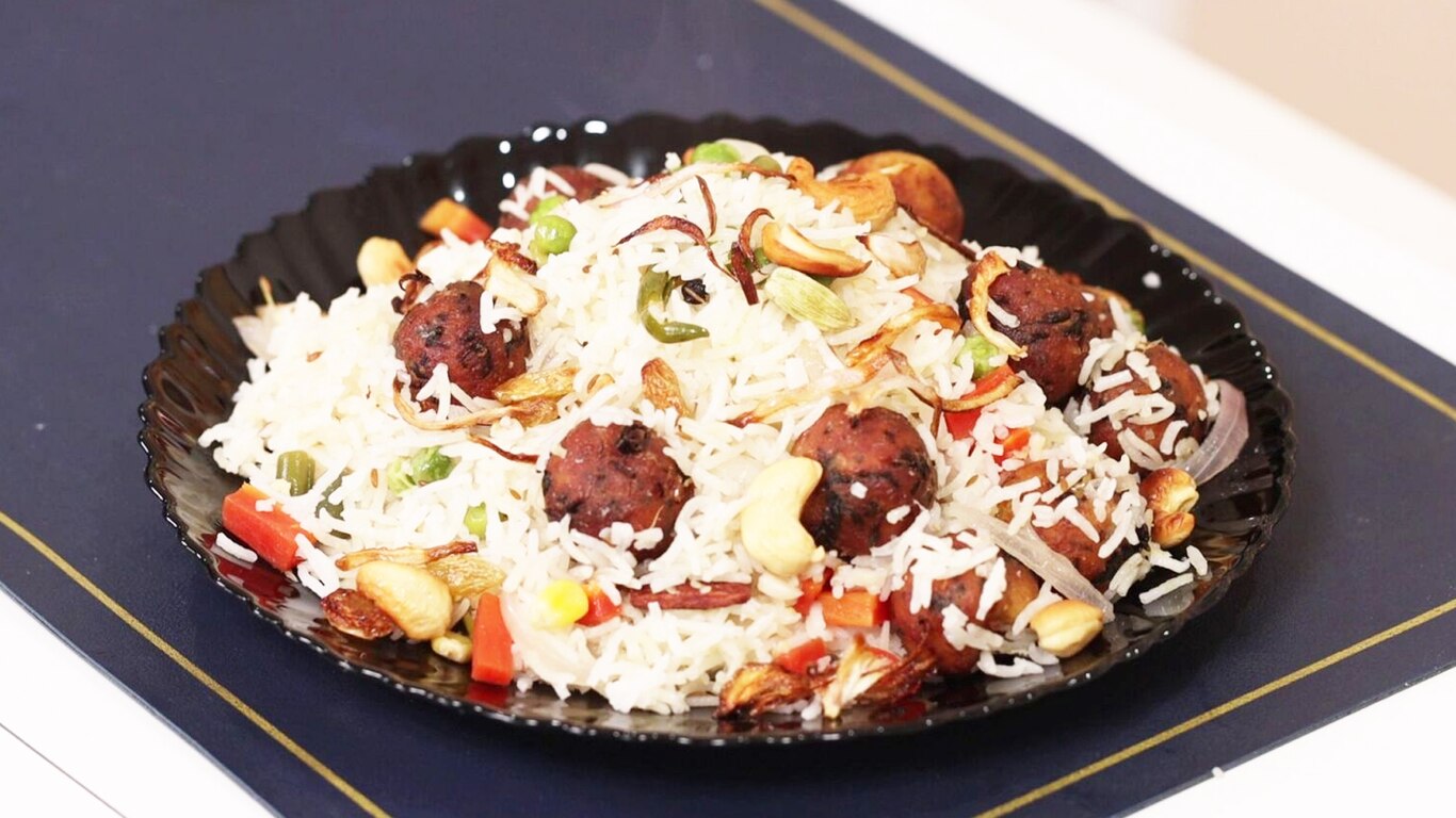 Paneer Shahi Moti Pulao