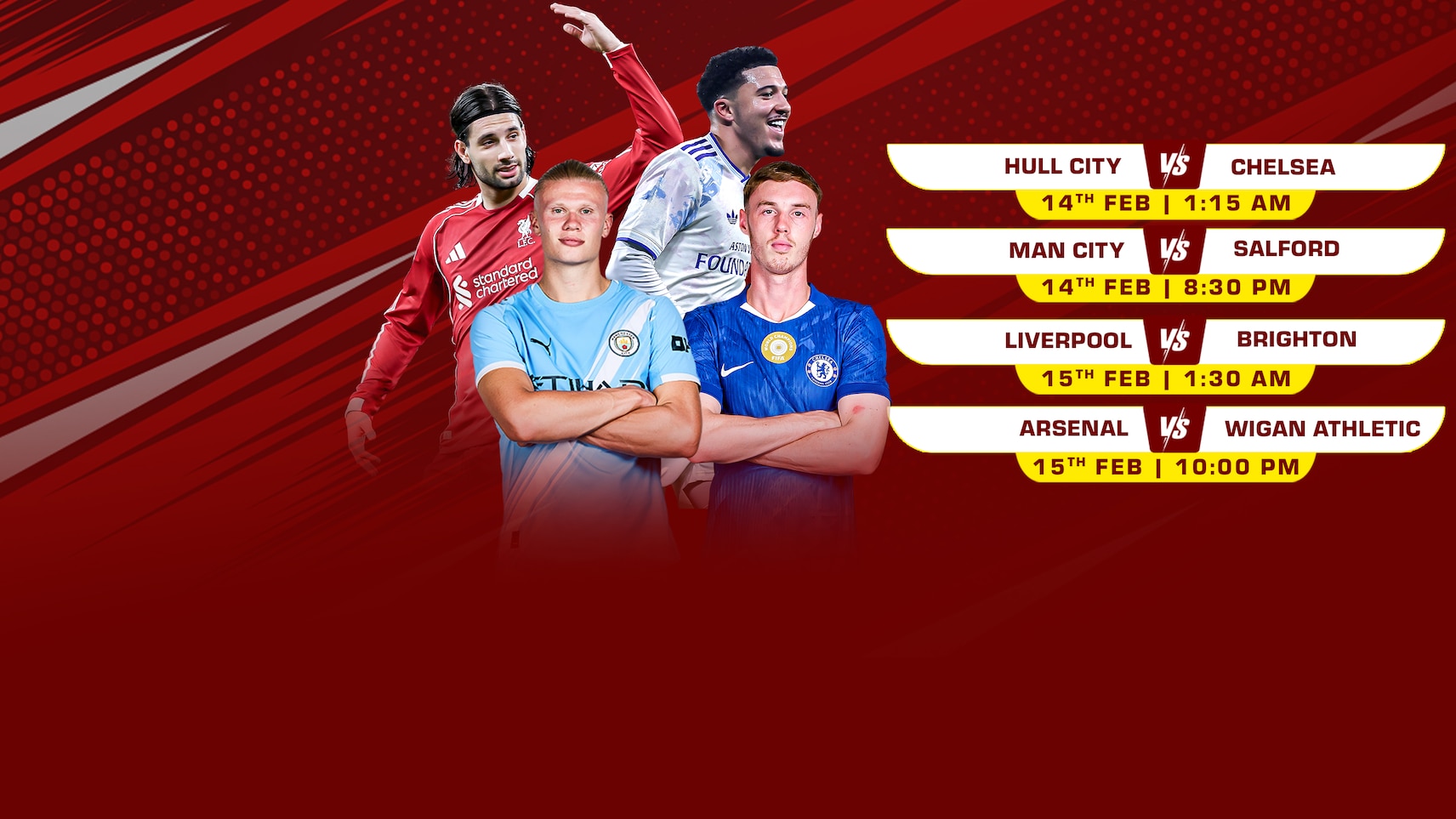 Upcoming - Round 4 - Emirates FA Cup 