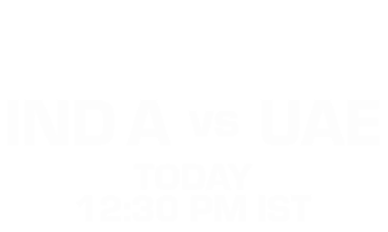 Upcoming - India A vs UAE - ACC Women’s Rising Stars 2026 