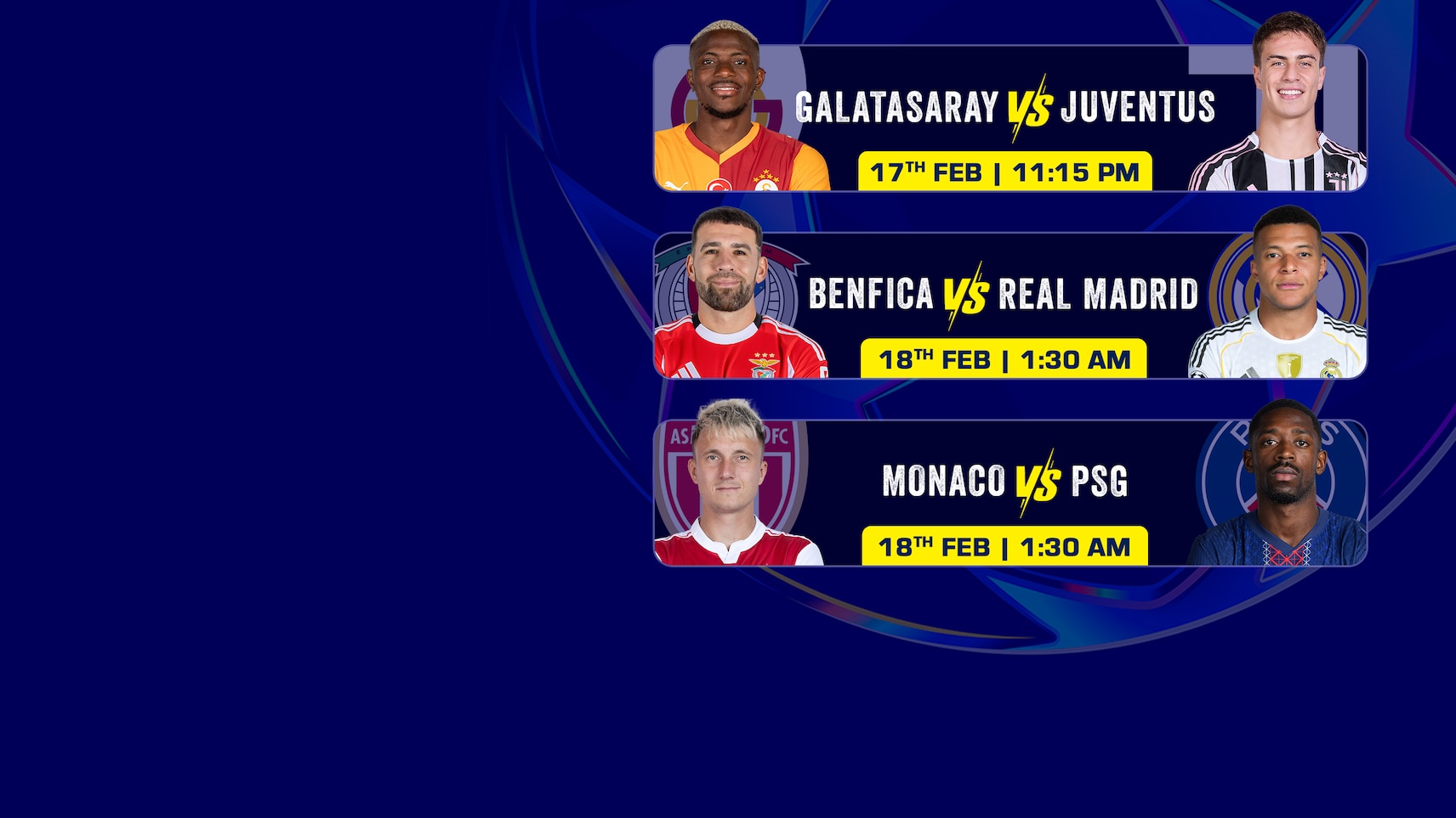 Upcoming - Play-offs - UEFA Champions League 2025-26