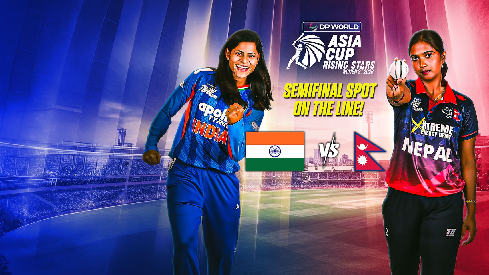 Upcoming - India A Women vs Nepal Women - ACC Women’s Rising Stars 2026