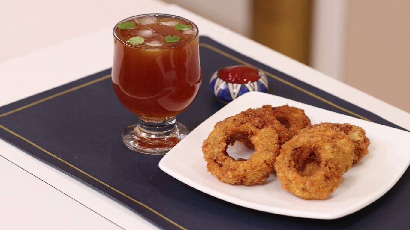 Ice Tea Ani Onion Rings