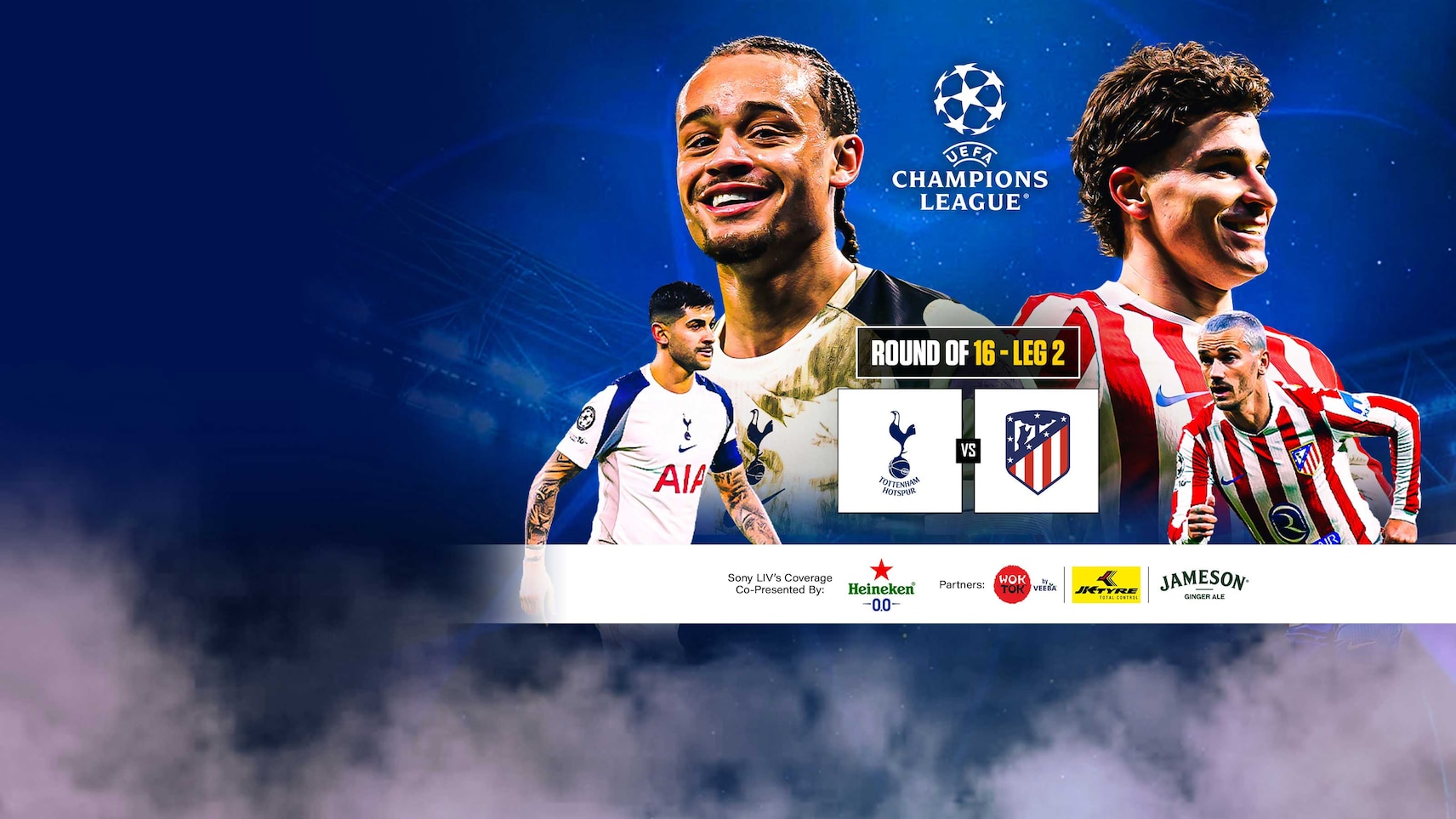 Upcoming - Tottenham vs Atletico - UEFA Champions League 2025-26