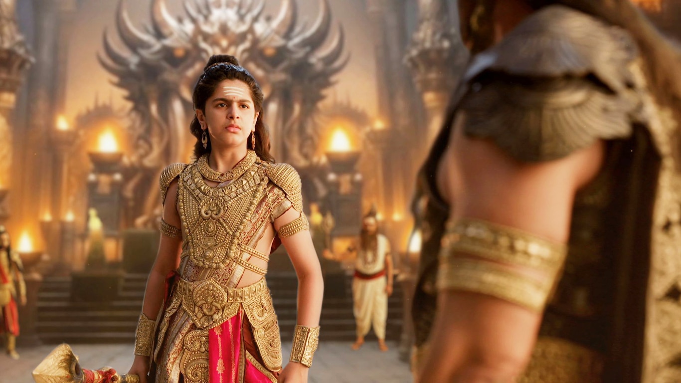 Lord Kartikeya Confronts Tarakasur