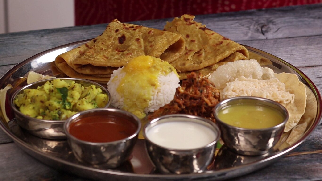 Authentic Maharashtrian Thali 