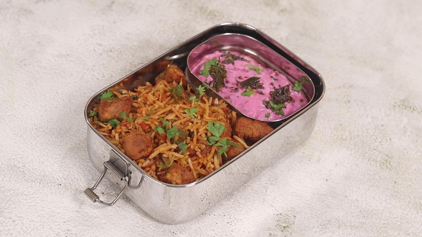 Soya Chunks Pulao