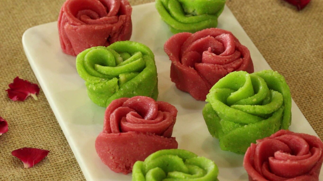 Peanut Rose Burfi Special