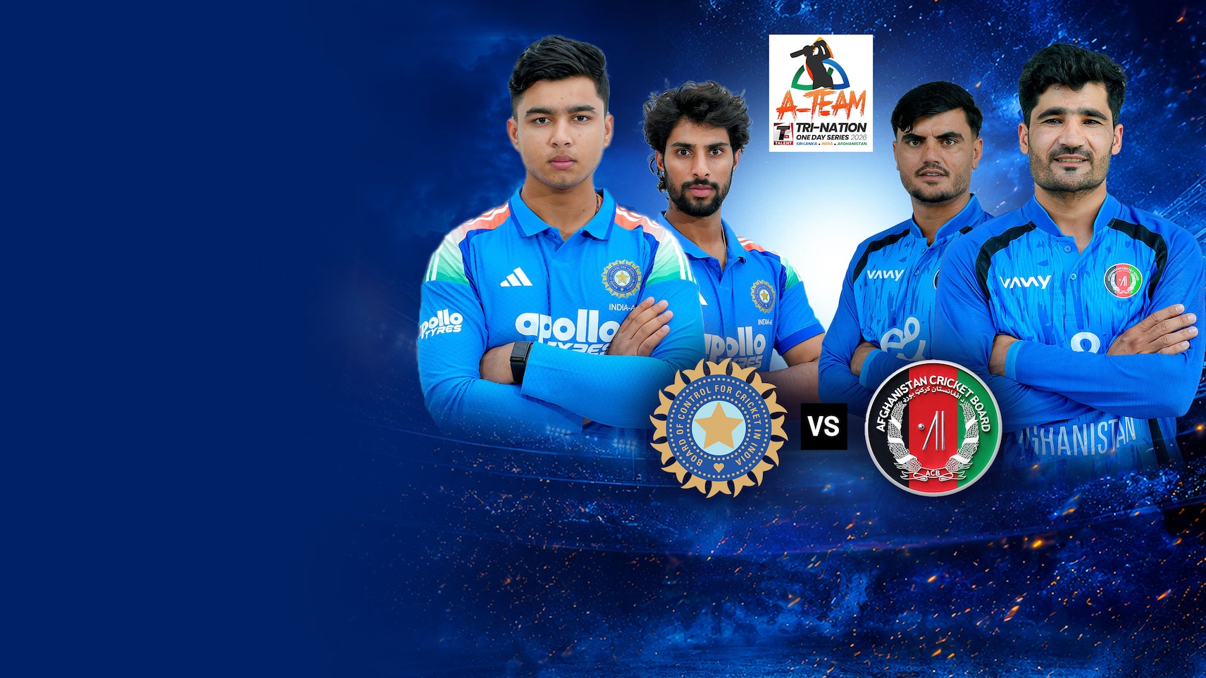 Upcoming - India A vs Afghanistan A - Talent TV Cup