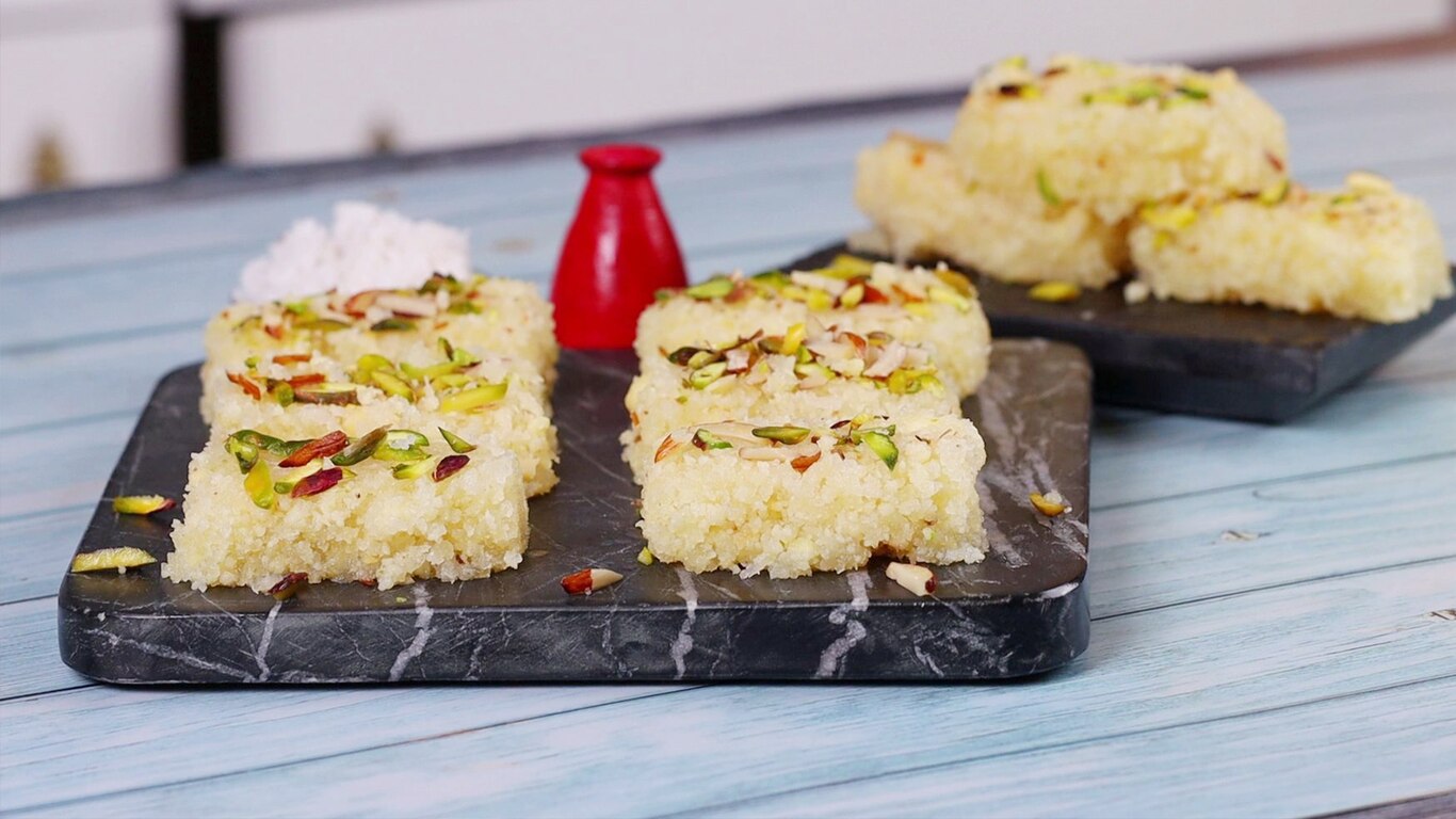 Coconut Malai Burfi