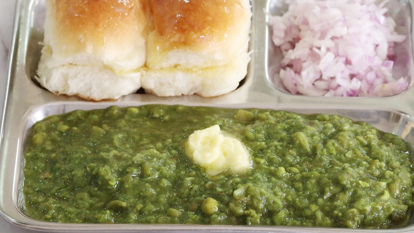 Hariyali Pav Bhaji
