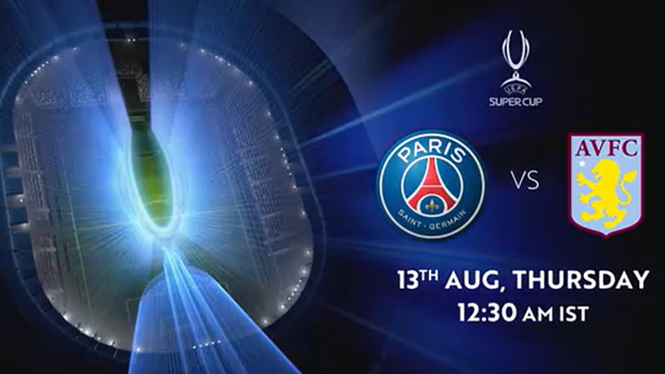 Upcoming - PSG vs Aston Villa - UEFA Super Cup 2026