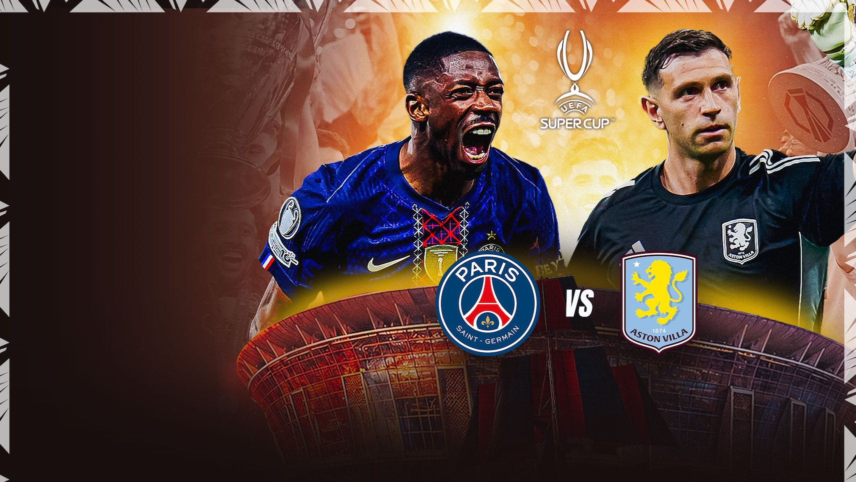 Upcoming - PSG vs Aston Villa - UEFA Super Cup 2026