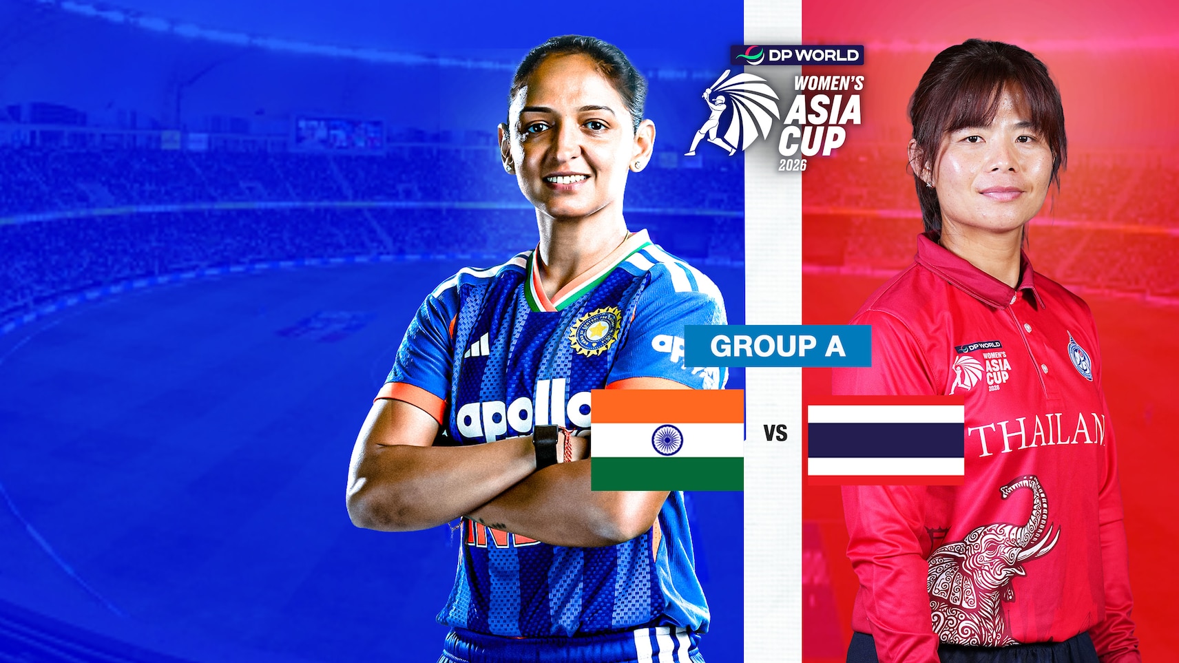 Upcoming - India vs Thailand | Women's Asia Cup 2026 | 30 Aug 2026