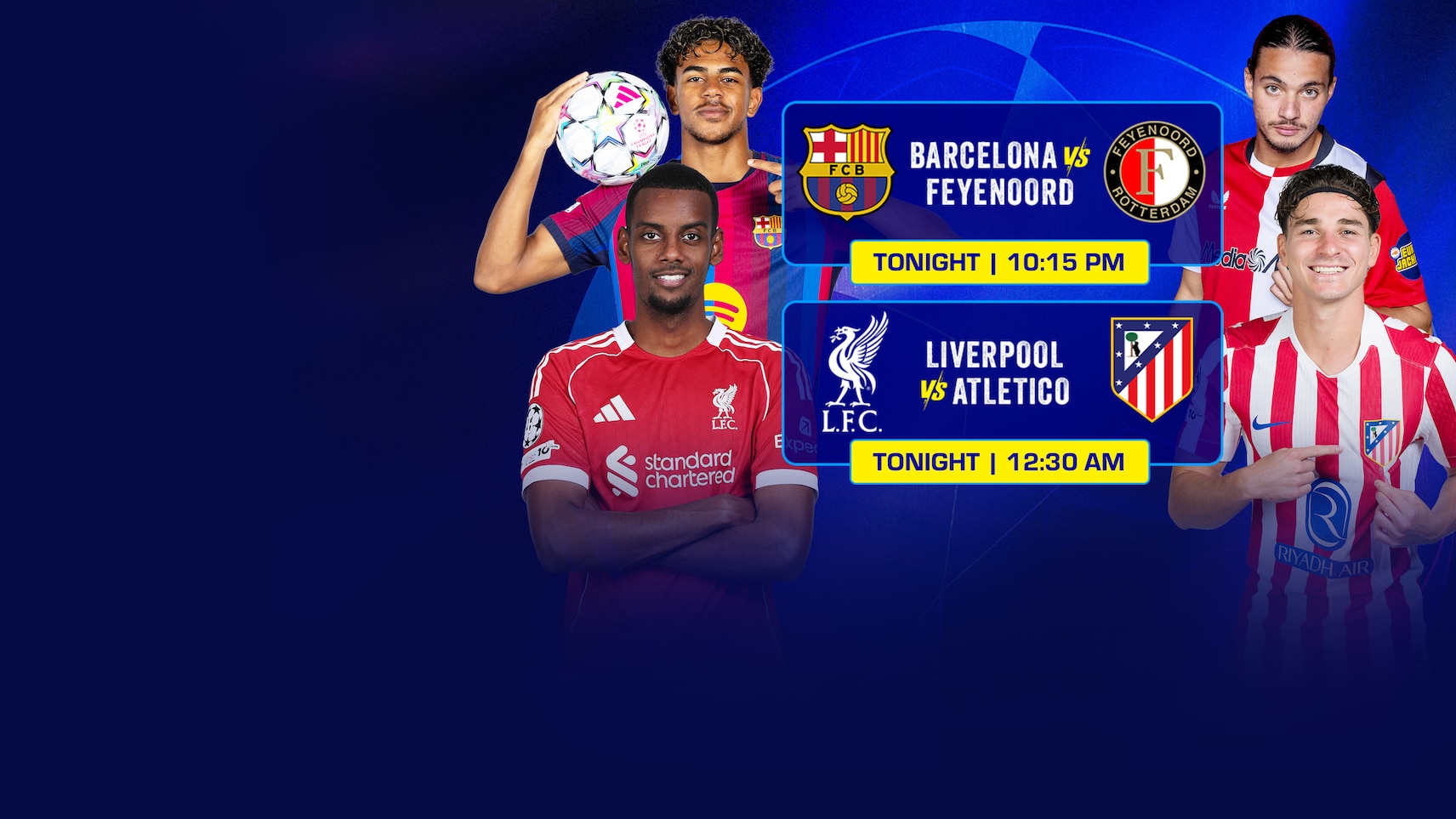 Upcoming - Barcelona vs Feyenoord - UEFA Champions League 2026-27
