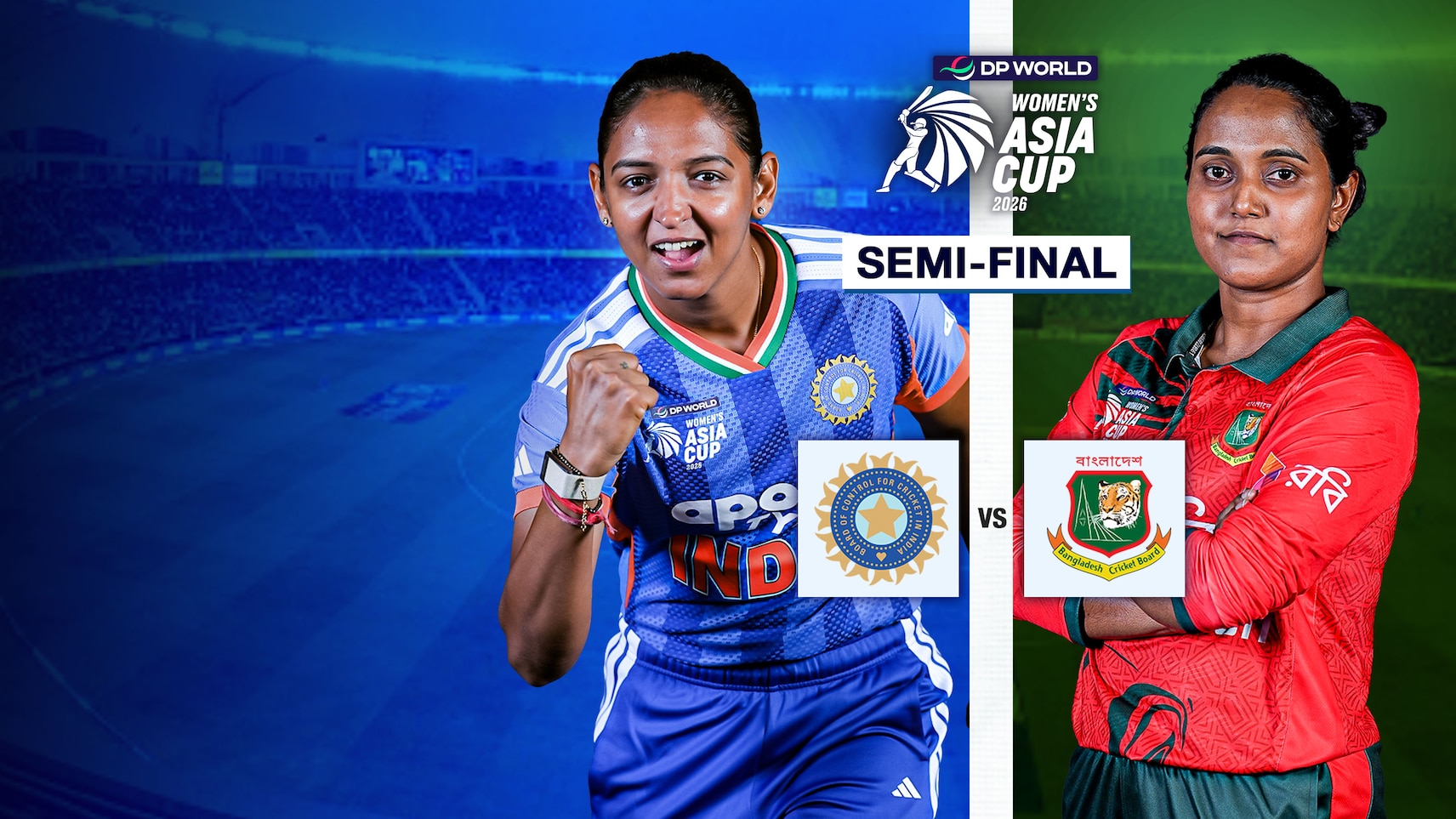 Upcoming - DP World Women's Asia Cup 2026