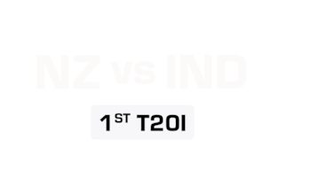 Upcoming - India Tour Of New Zealand 2026