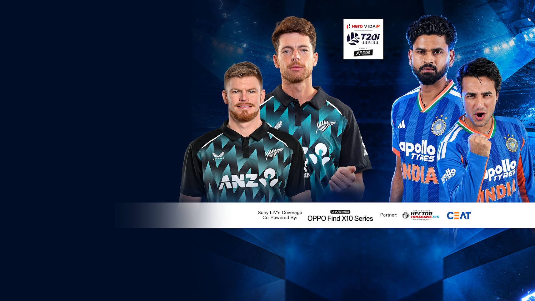 Upcoming - India Tour Of New Zealand 2026