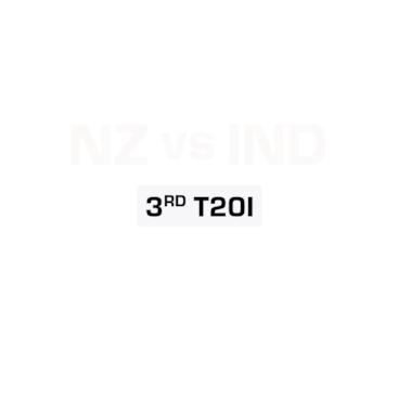 Upcoming - 3rd T20I - India Tour Of New Zealand 2026