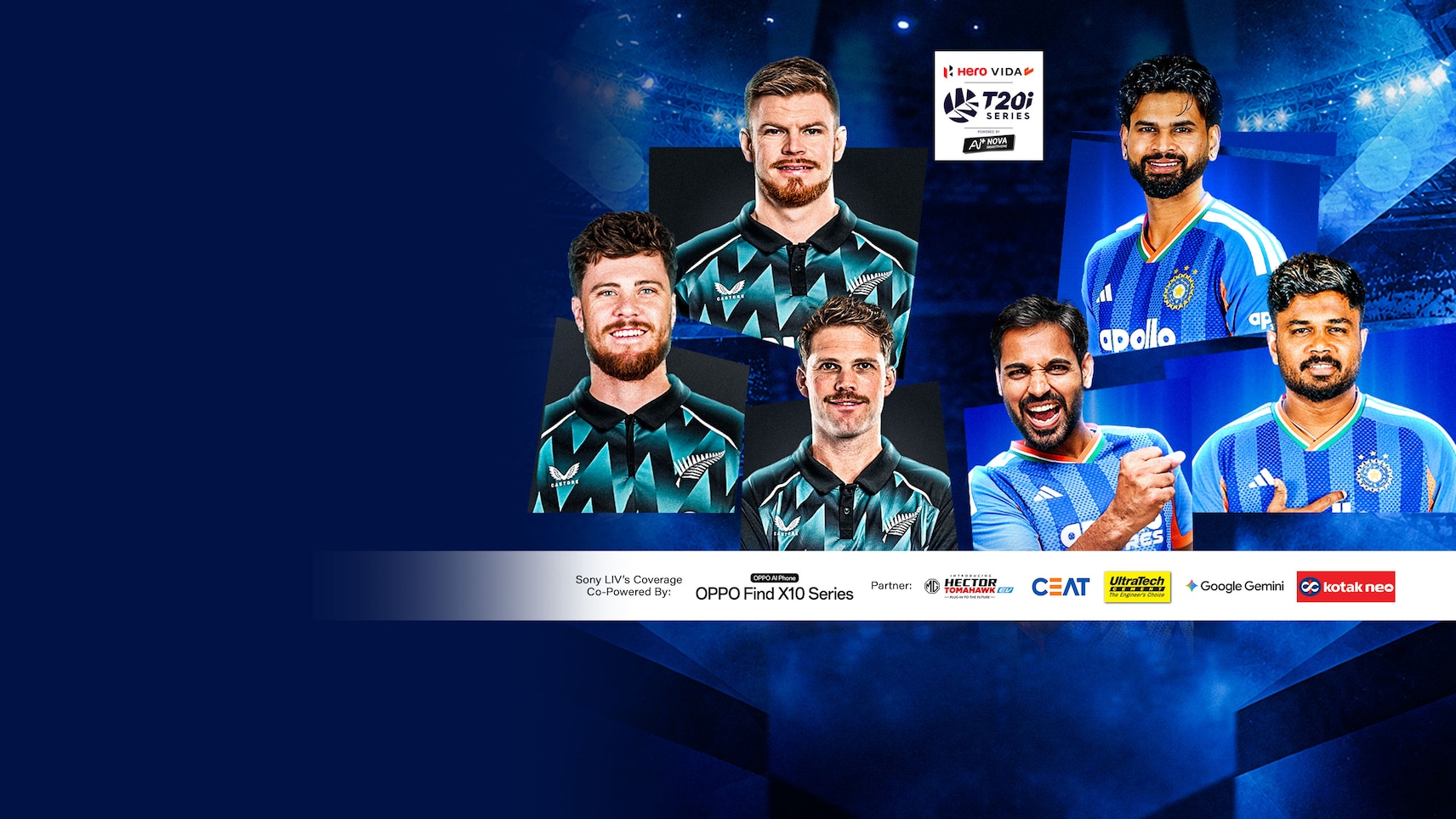 Upcoming - India Tour Of New Zealand 2026