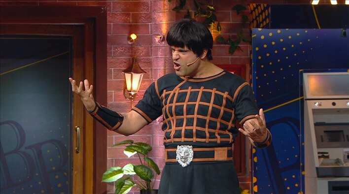 Krushna Abhishek As Dharamji from The Kapil Sharma Show season 2