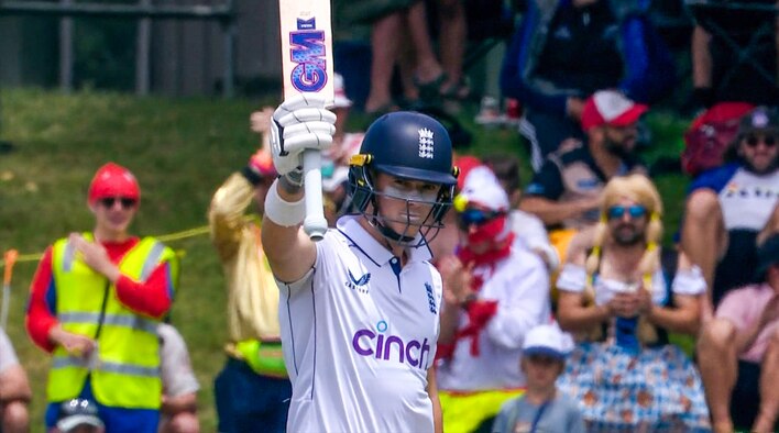 Bethell's Brilliant 96 Sets England Up On Day 2 from England Tour of New Zealand 2024 