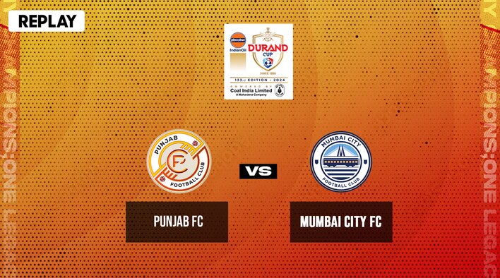 Replay - Punjab FC vs Mumbai City FC - 11 Aug 2024 from IndianOil Durand Cup 2024 