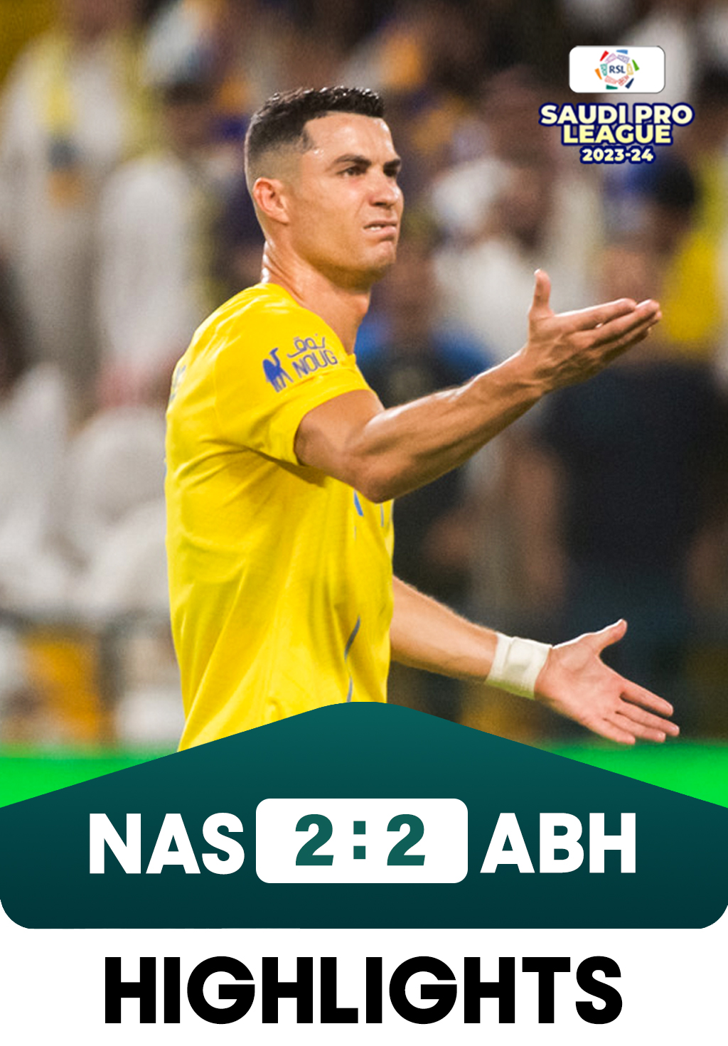 Al-Nassr Pegged Back By Al-Abha - Highlights - 6 Oct 2023 from Roshn Saudi League 2023-24