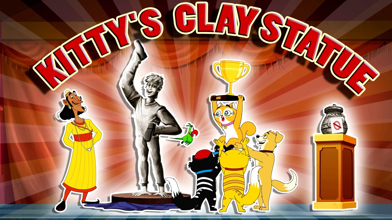 Kitty's Clay Statue