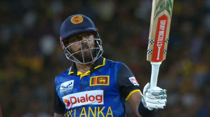 Mendis Stands Tall For The Lankans from West Indies Tour of Sri Lanka 2024 
