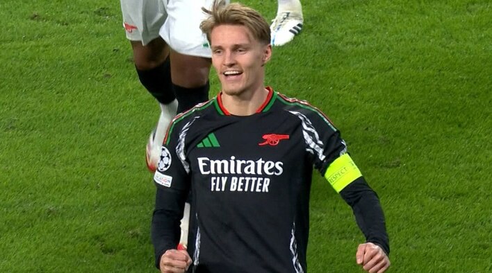 Odegaard's Midfield Presence Stun PSV from UEFA Champions League 2024-25 