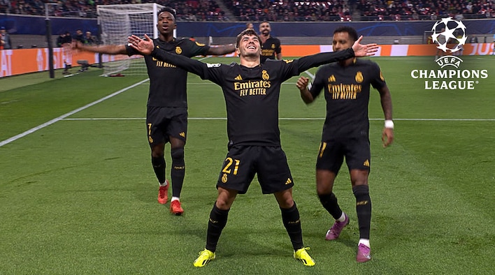 Real Madrid Edge Past Leipzig - Highlights - 14 Feb 2024 from UEFA Champions League 2023-24 