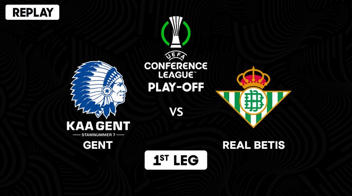 Replay - Gent vs Real Betis - 14 Feb 2025 from UEFA Conference League 2024-25 