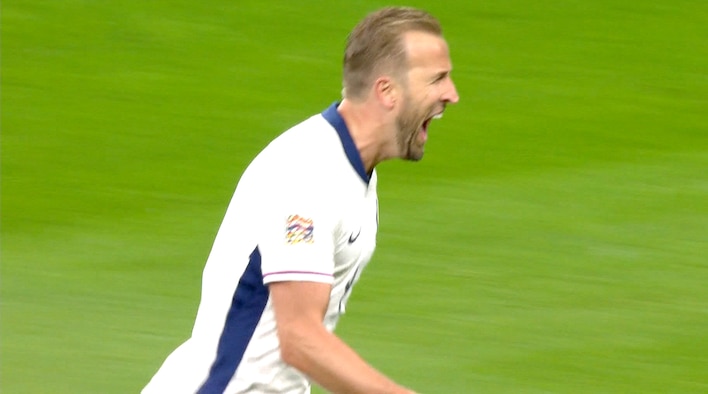 Kane Stars For England, Scores Brace from UEFA Nations League 2024-25 