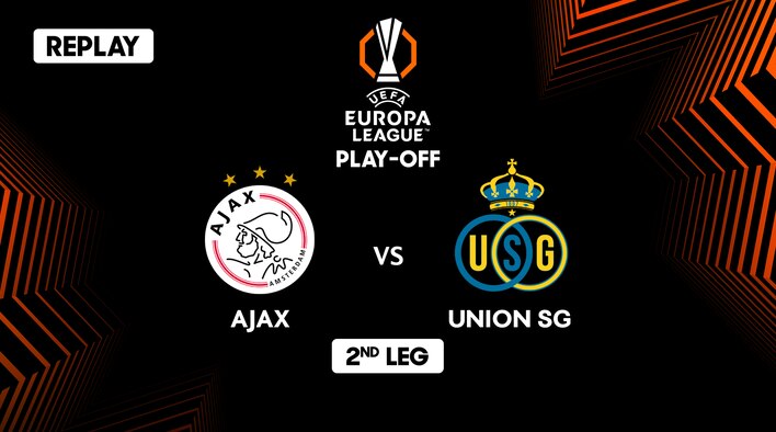Replay - Ajax vs Union SG - 21 Feb 2025 from UEFA Europa League 2024-25 