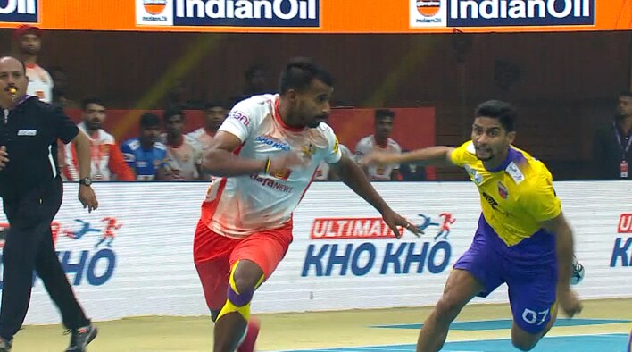 Gujarat Giants Conquer Rajasthan Warriors 46-22 - Highlights - 5 Jan 2024 from Ultimate Kho Kho 2023-24 