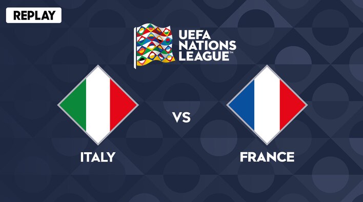 Replay - Italy vs France - 18 Nov 2024 from UEFA Nations League 2024-25 