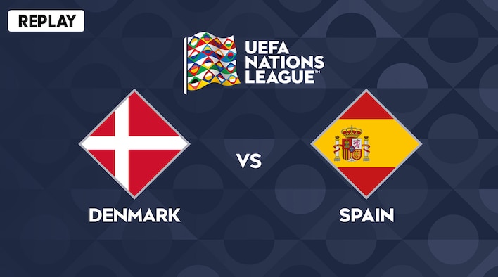Replay - Denmark vs Spain - 16 Nov 2024 from UEFA Nations League 2024-25 