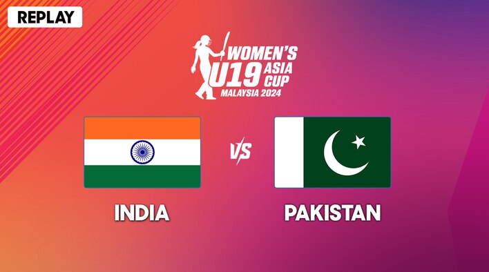 Replay - India U-19 vs Pakistan U-19 - 15 Dec 2024 from ACC U-19 Women's Asia Cup 2024 