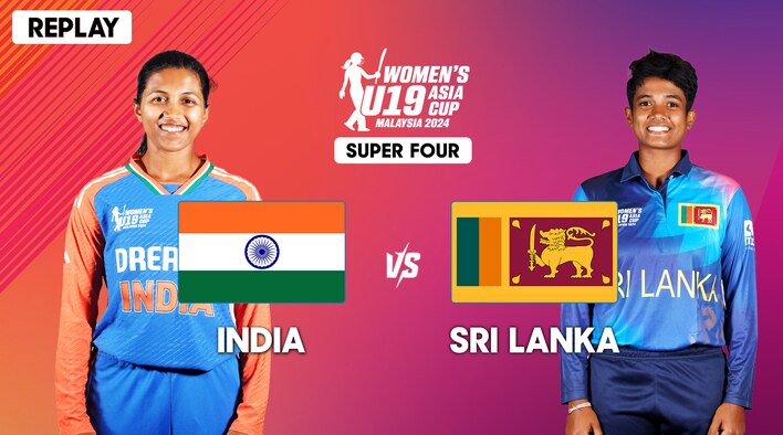 Replay - India U-19 vs Sri Lanka U-19 - 20 Dec 2024 from ACC U-19 Women's Asia Cup 2024 